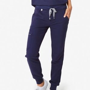 Figs Zamora Jogger Scrubs Navy